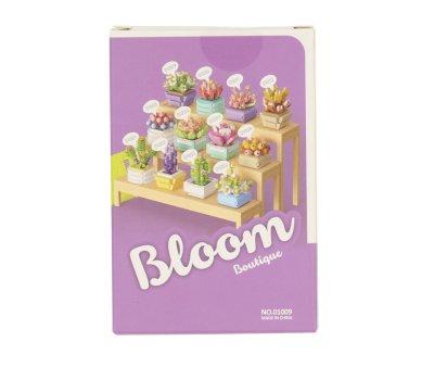 Construccin Mini KOCO Planta Suculenta Lila 123 Piezas