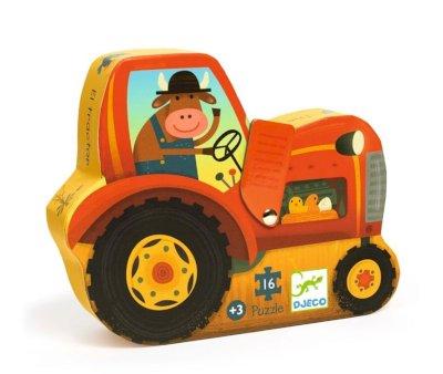 Puzzle Silueta Tractor