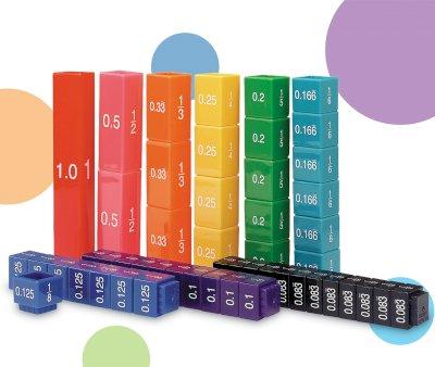 51 Cubos de Equivalencia Fraction Tower