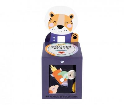 Rollo de Pegatinas Sticker Roll Space Safari