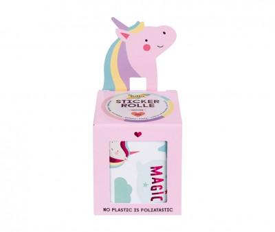 Rotolo di Sticker Adesivi Unicorns