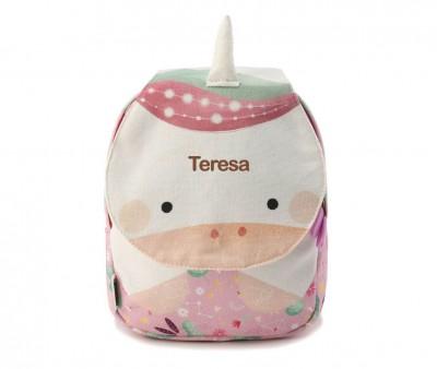 Zaino Mini Unicorno Personalizzabile