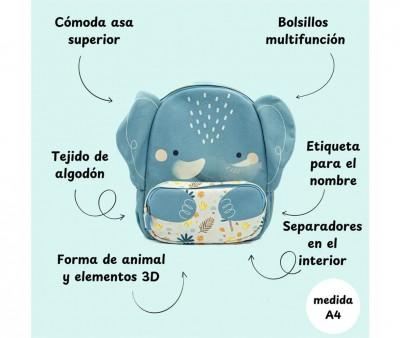 Zaino Grande Elefante Personalizzabile