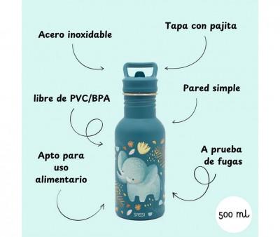 Bottiglia Acciaio Elefante 500ml