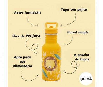 Bottiglia Acciaio Leone 500ml