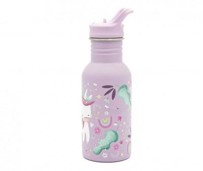 Bottiglia Acciaio Unicorno 500ml