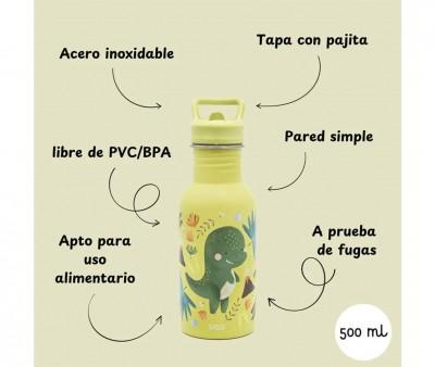 Bottiglia Acciaio Dinosauro 500ml