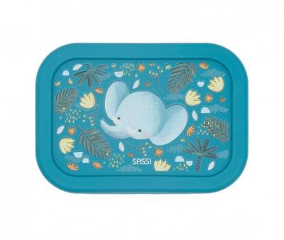 Lunch Box Silicone Elefante