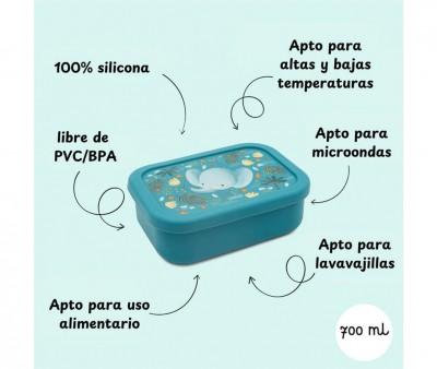 Lunch Box Silicone Elefante