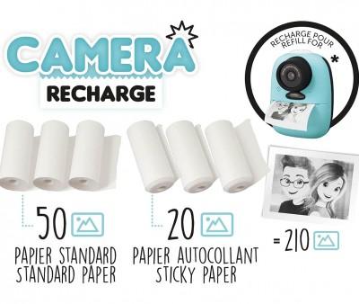 6 Rollos de Papel Recarga Cmara Instantnea
