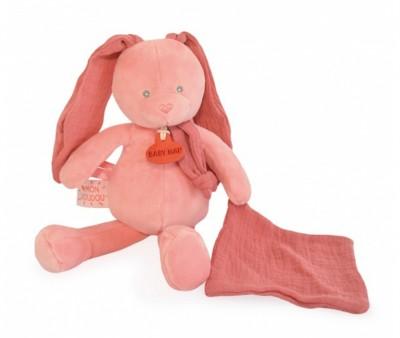 Peluche Conejo con Mini Doudou Terracota Personalizable