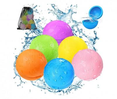 6 Palloncini Classic Riutilizzabili Traslucidi