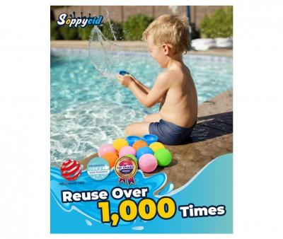 6 Palloncini Classic Riutilizzabili Traslucidi
