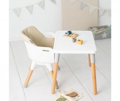 Trona 2 en 1 Mesa y Silla Infantil Kombo Beige