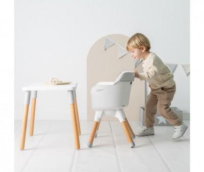 Trona 2 en 1 Mesa y Silla Infantil Kombo Grey