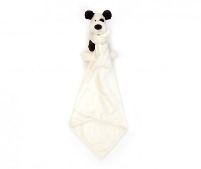 Doudou Puppy Black & Cream Personalizzabile