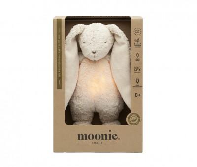 Peluche Luz-Sonido Conejo Orgnico Moonie 2.0 Sand Personalizable