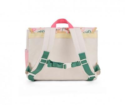 Mochila Escolar Solapa Flower Artwork