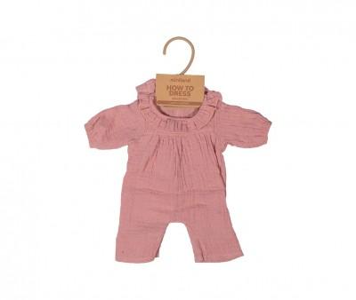 Pigiama Bambole Rosa con Cuffietta 38cm