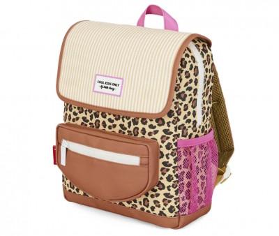 Mochila Escolar Solapa Lopard #6 Personalizable