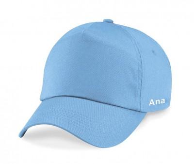 Gorra con Visera Junior Azul Personalizable