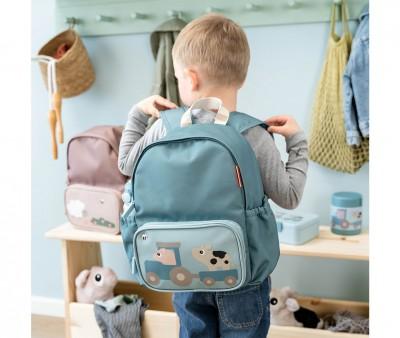 Mochila Infantil Tiny Farm Blue Personalizable