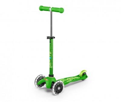 Scooter Mini Micro Deluxe com luzes LED verdes