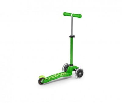 Scooter Mini Micro Deluxe com luzes LED verdes