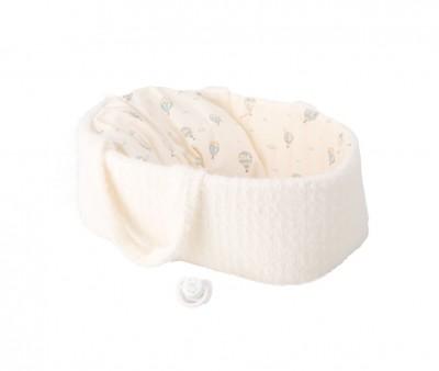 Mueca Elegance Gadi Azul con Capazo 33 cm