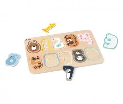 Puzzle Nmeros Animales