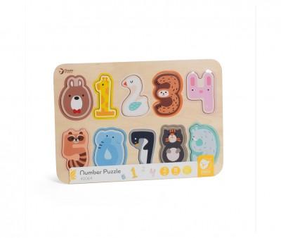 Puzzle Nmeros Animales