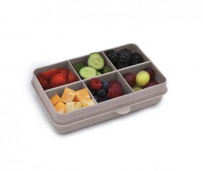 Caja Snackle 6 Compartimentos Grey