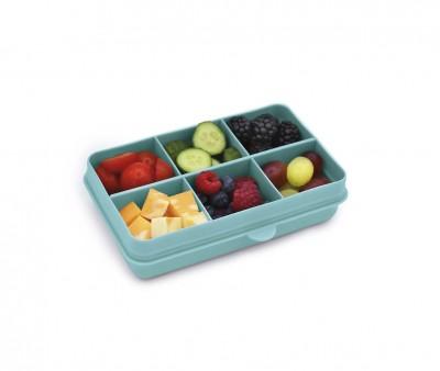 Caja Snackle 6 Compartimentos Blue