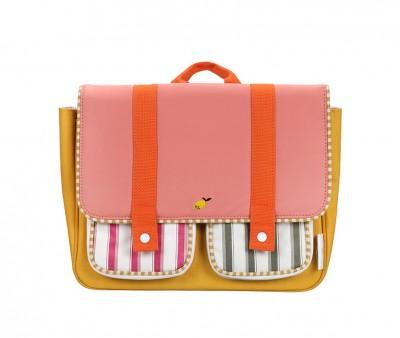 Mochila Escolar Sticky Lemon Coral Pink+Submarine Yellow