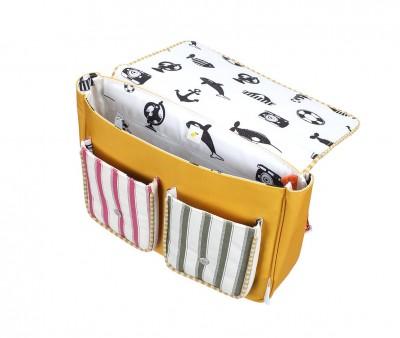 Mochila Escolar Sticky Lemon Coral Pink+Submarine Yellow