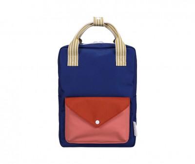 Mochila Escolar Mediana Envelope Ned Blue Personalizable