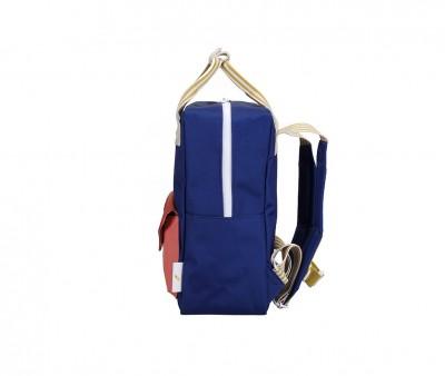 Mochila Escolar Mediana Envelope Ned Blue Personalizable