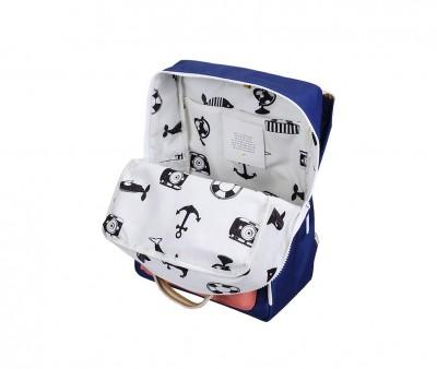 Mochila Escolar Mediana Envelope Ned Blue Personalizable