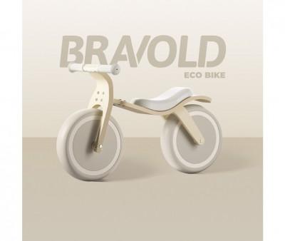 Bicicleta de Equilibrio de Madera Bravold Eco Blanco