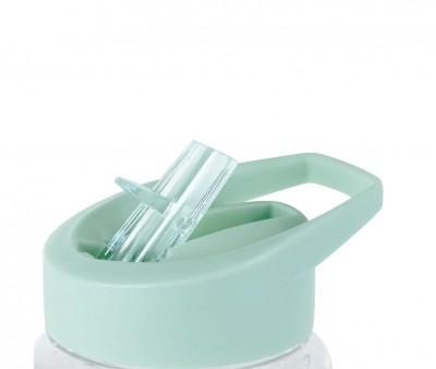 Botella Plstico con Pajita Kiddie Jungle Personalizable