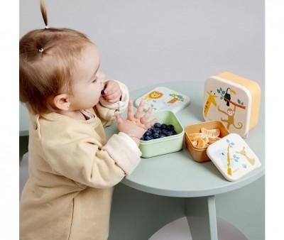 3 Cajitas Almuerzo Kiddie Jungle