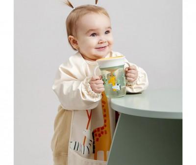 Babero con Mangas Soft Biby Jungle
