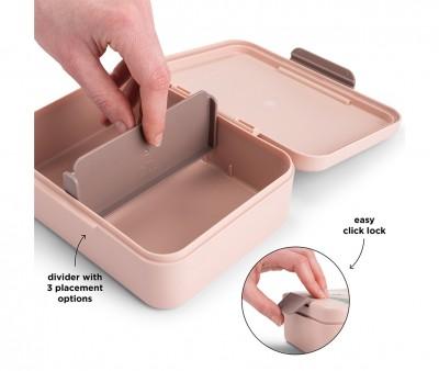 Caja de Almuerzo con Divisor Tiny Farm Powder