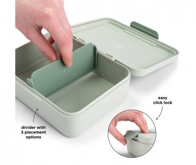 Caja de Almuerzo con Divisor Playground Green