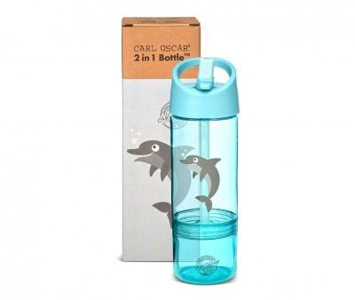 Botella Tritn 2 en 1 Dolphin Blue