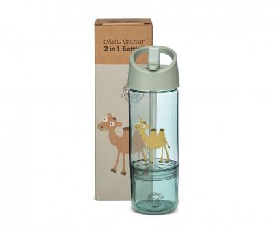 Botella Tritn 2 en 1 Camel Green