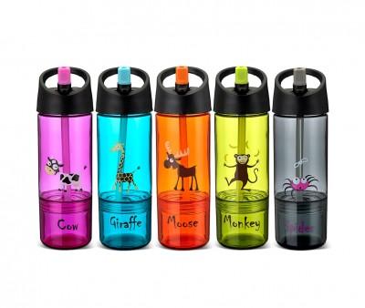 Botella Tritn 2 en 1 Araa Grey