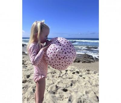 Pelota de Playa Hinchable Pink Leopard Print