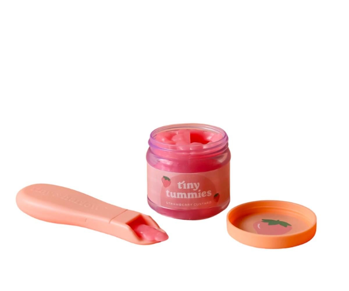 Set de Tarro y Cuchara Tiny Tummies Strawberry Custard - Tutete