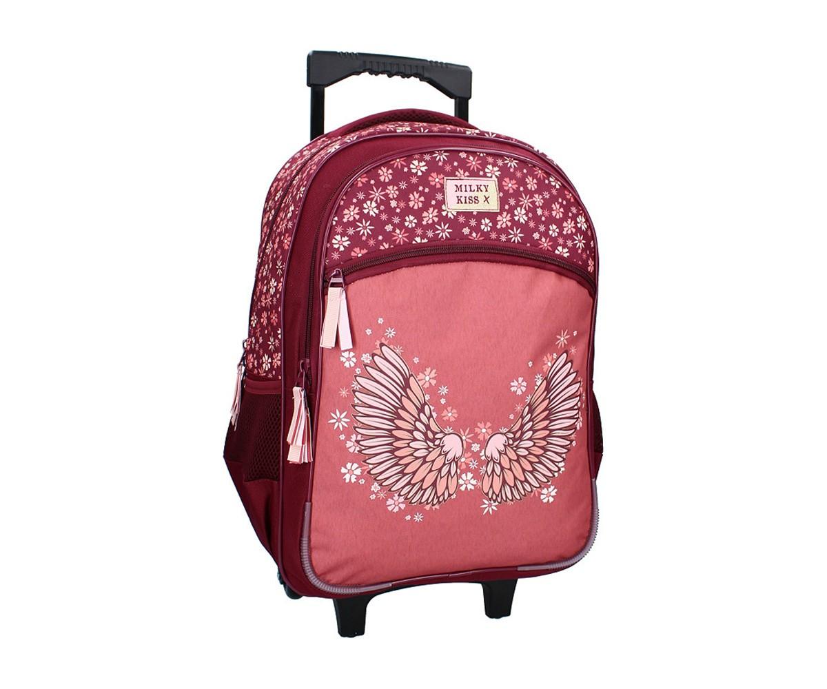 Milky Kiss Wild Bliss School Trolley Backpack